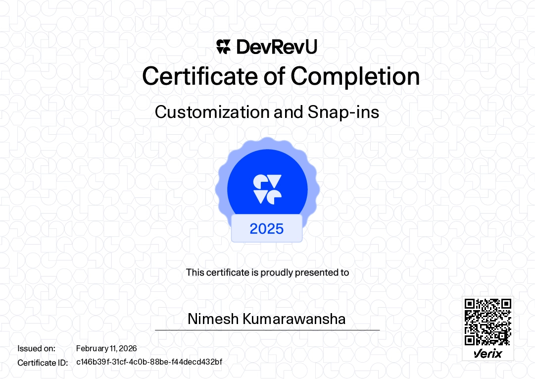 Customization and Snap-ins