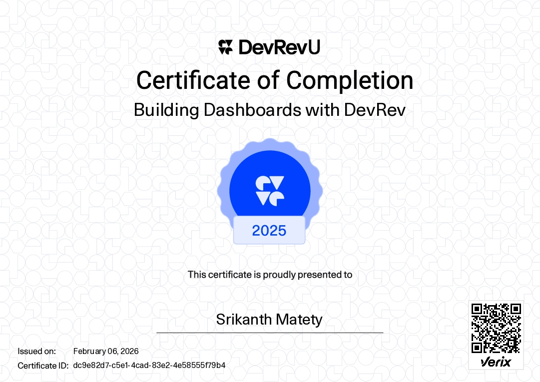 Building Dashboards with DevRev