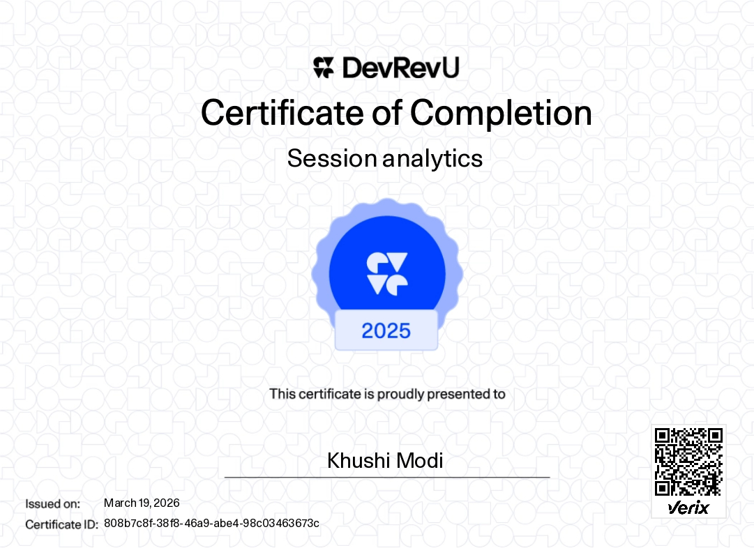 Session analytics