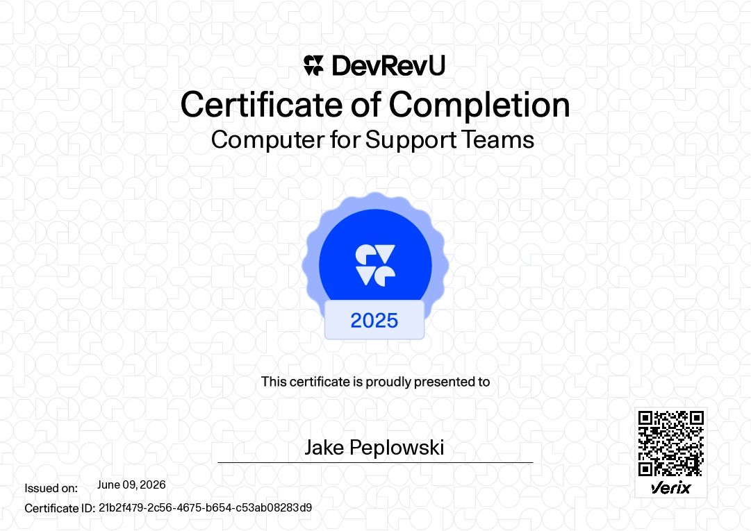 Computer for Support Teams
