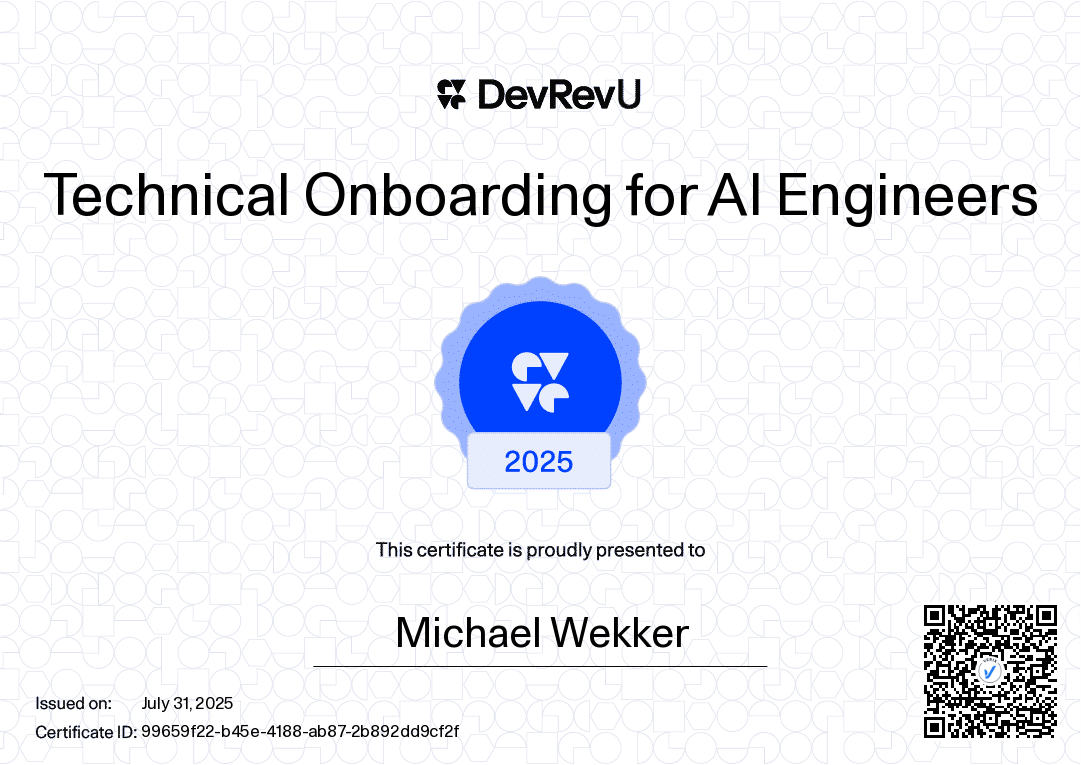 Technical Onboarding for AI Engineers