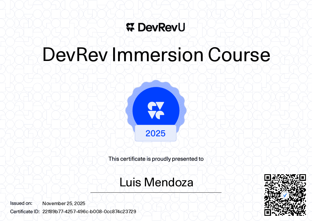 DevRev Immersion Course