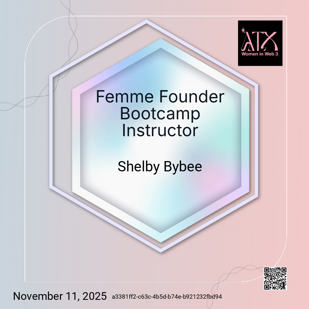 Shelby Bybee: Femme Founder Instructor