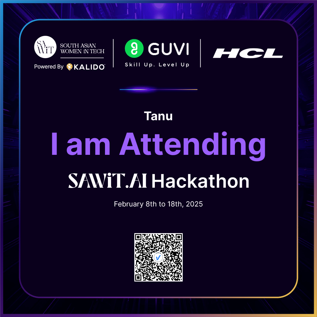 SAWiT.AI Hackathon 2025 Attendee Certificate