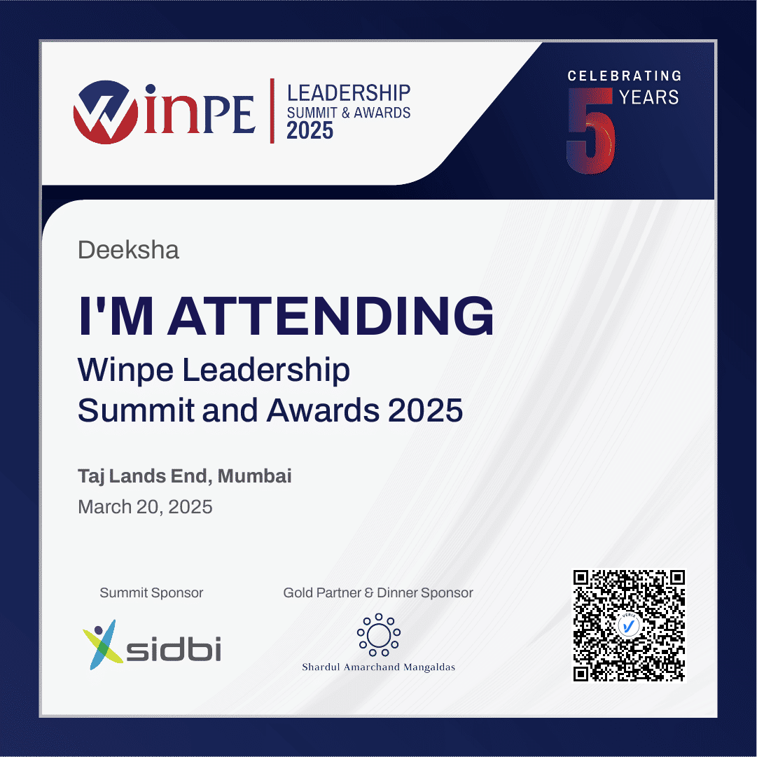 Winpe Leadership Summit and Awards 2025 Attendee Certificate