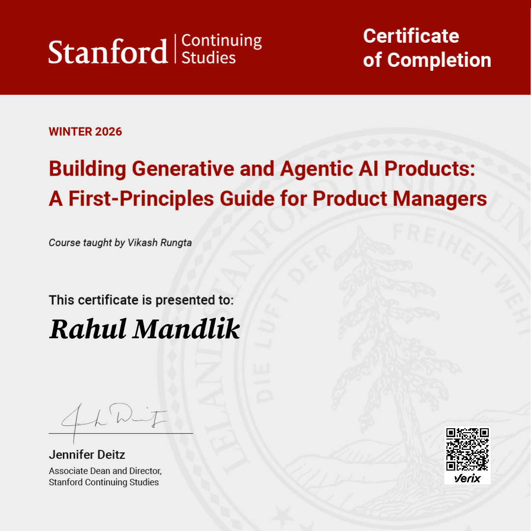 Building Generative and Agentic AI Products: A First-Principles Guide for Product Managers