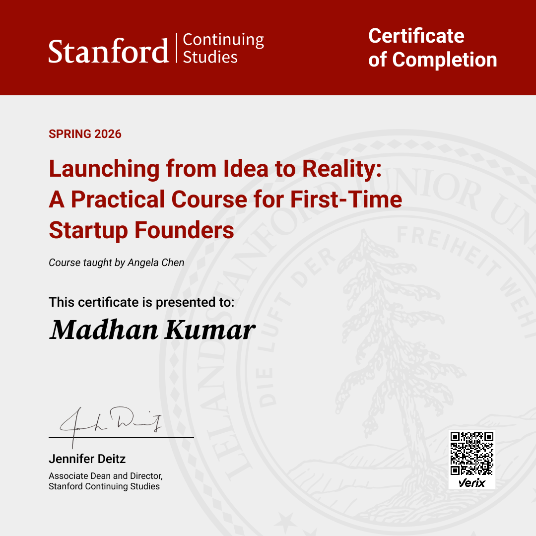 Launching from Idea to Reality: A Practical Course for First-Time Startup Founders