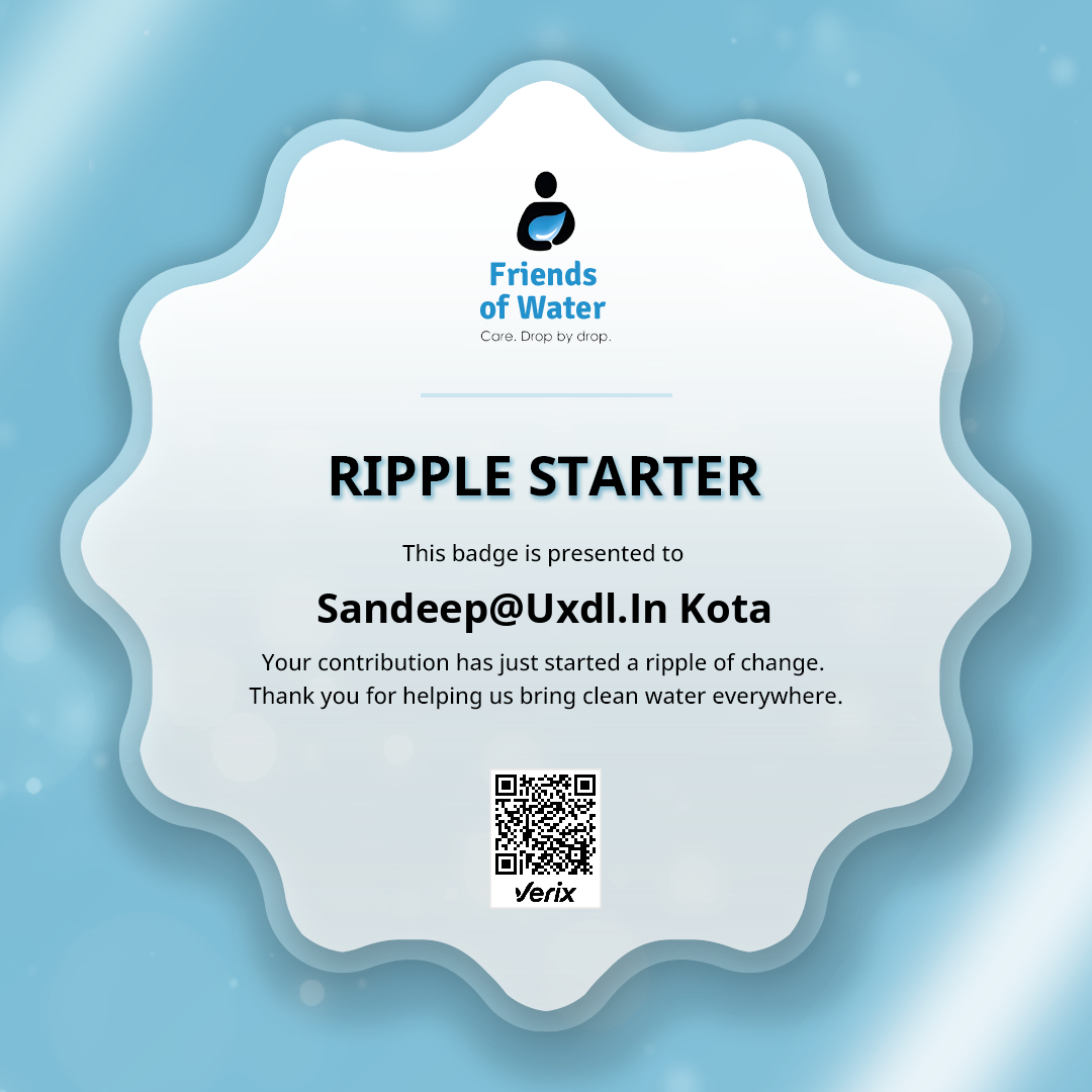 Friends of Water: Ripple Starter