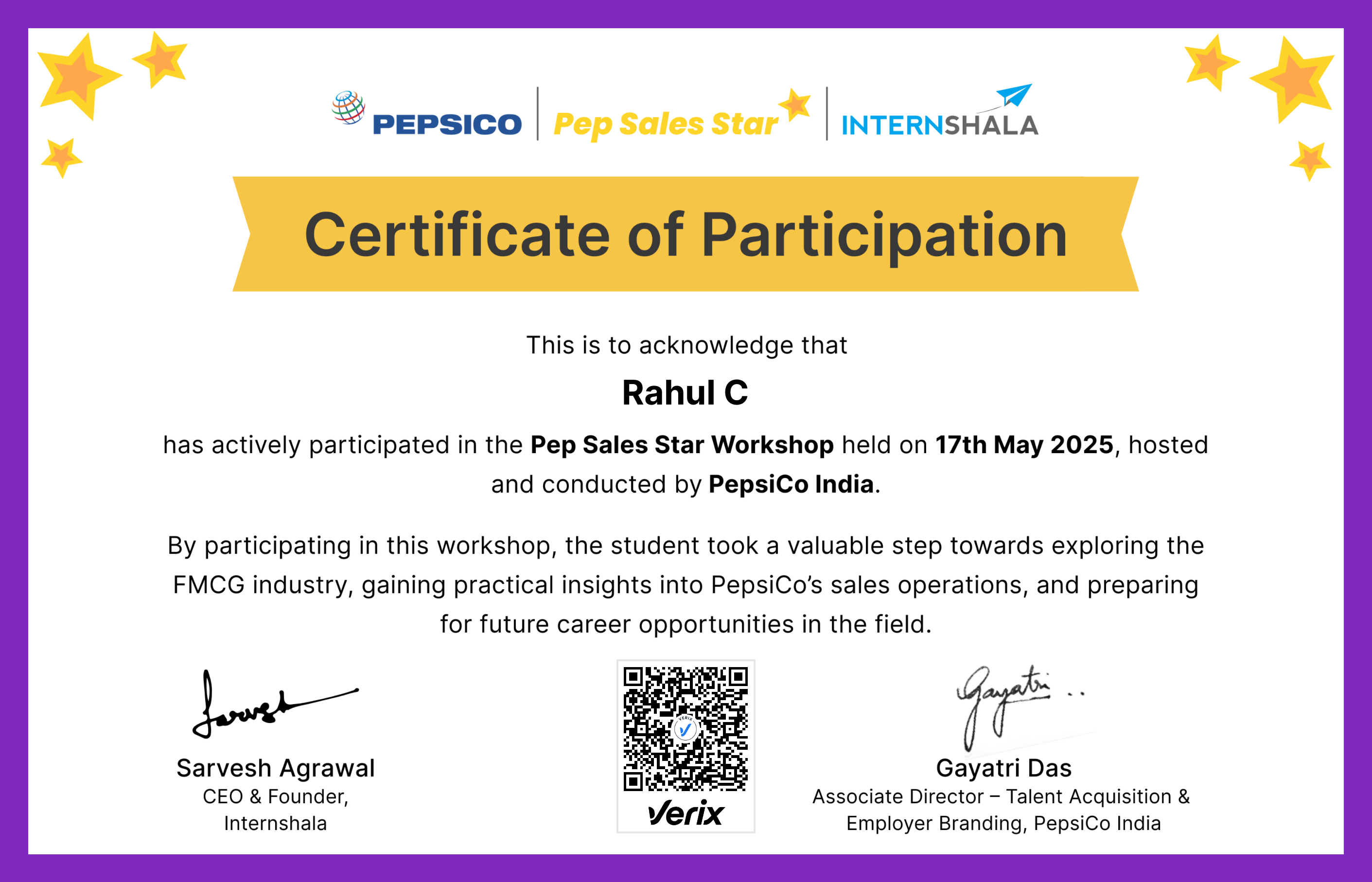 Pep Sales Star Workshop