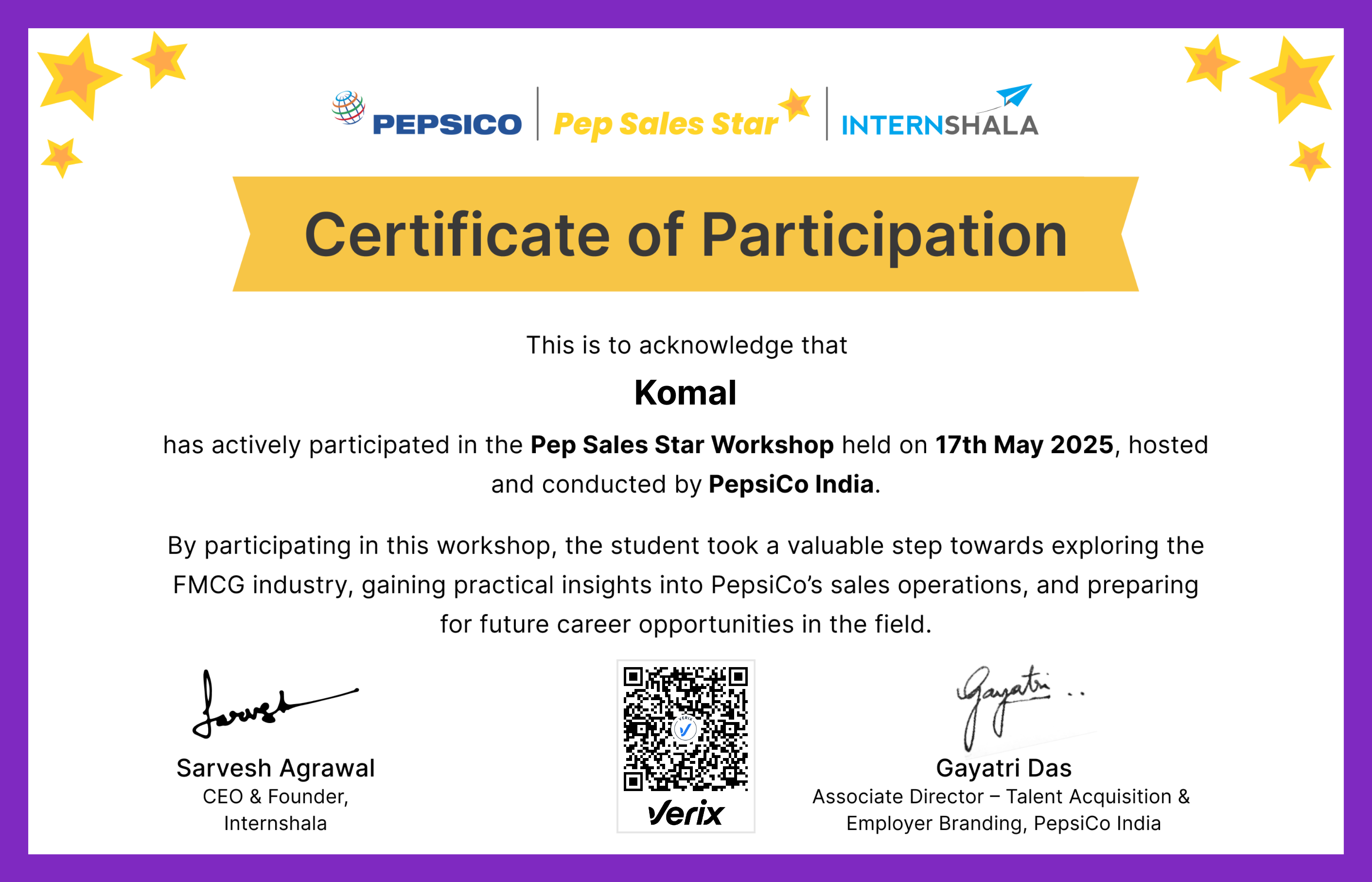 Pep Sales Star Workshop