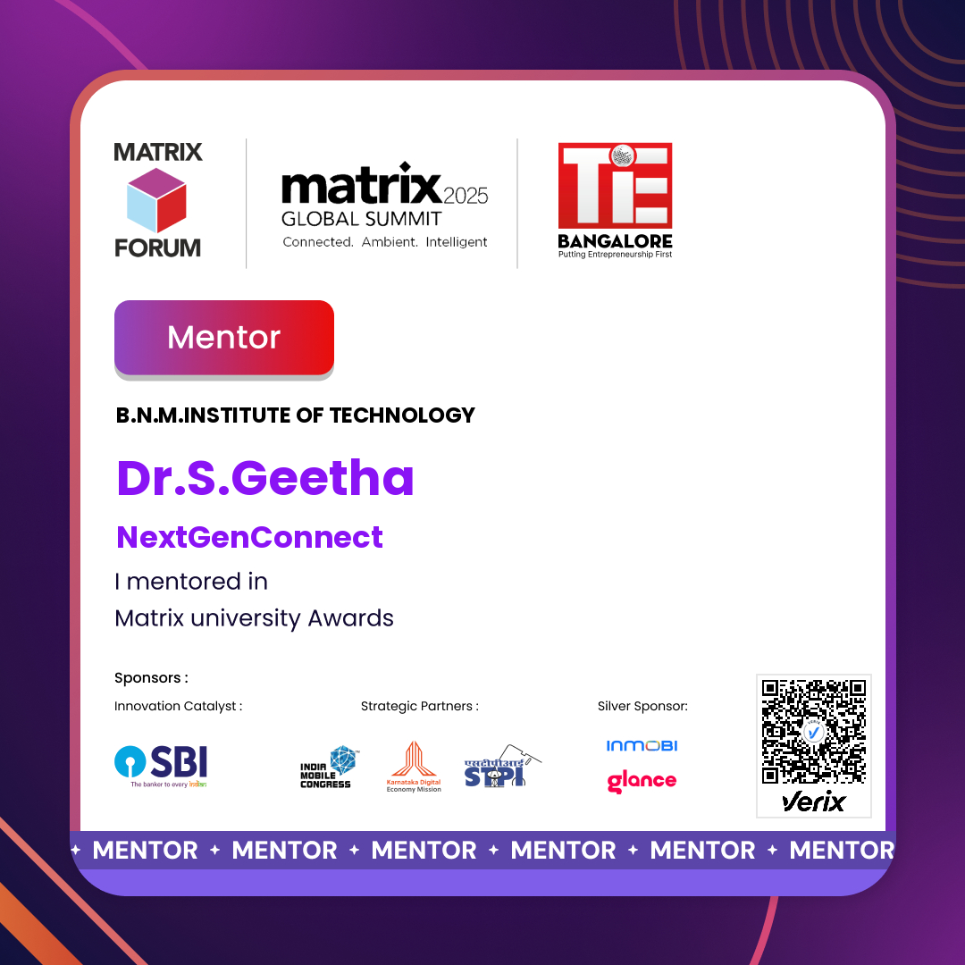 Matrix University Awards Mentor Certificates