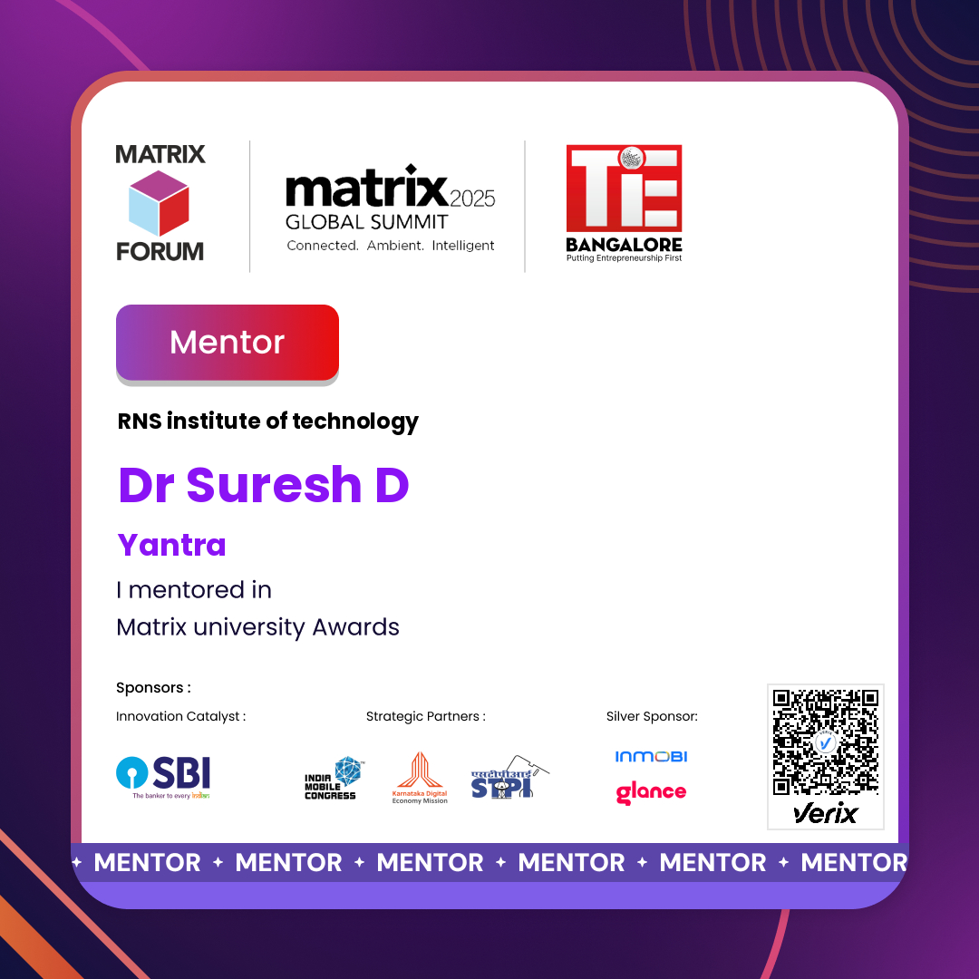 Matrix University Awards Mentor Certificates