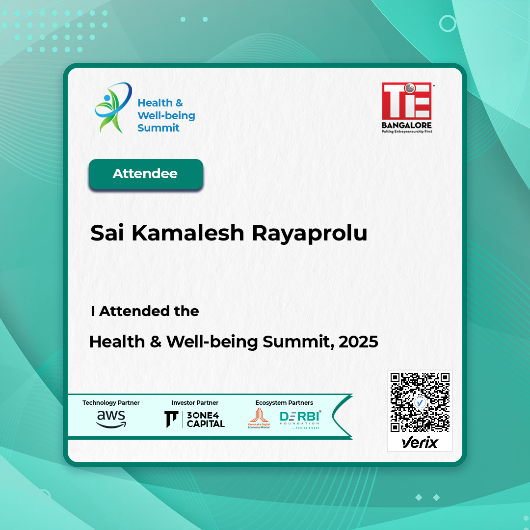 Health & Well-being Summit 2025: Attendee Badge