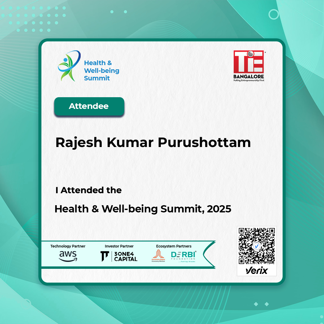 Health & Well-being Summit 2025: Attendee Badge
