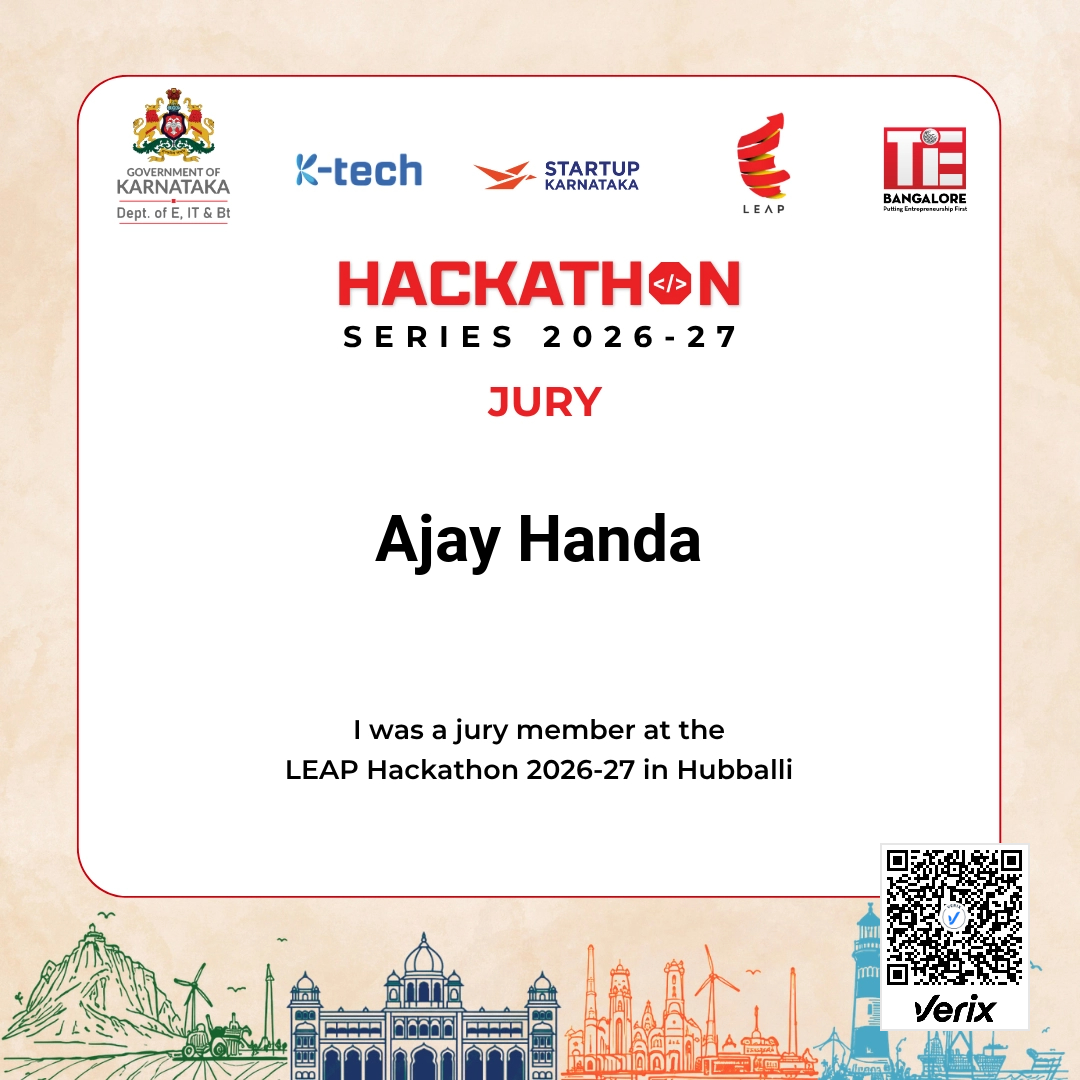LEAP Hackathon 2026-27 Hubballi Jury