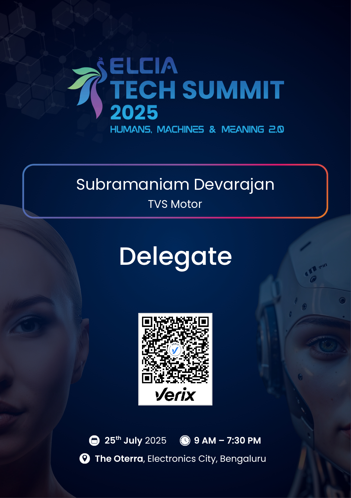 ELCIA Tech Summit Attendee Badge