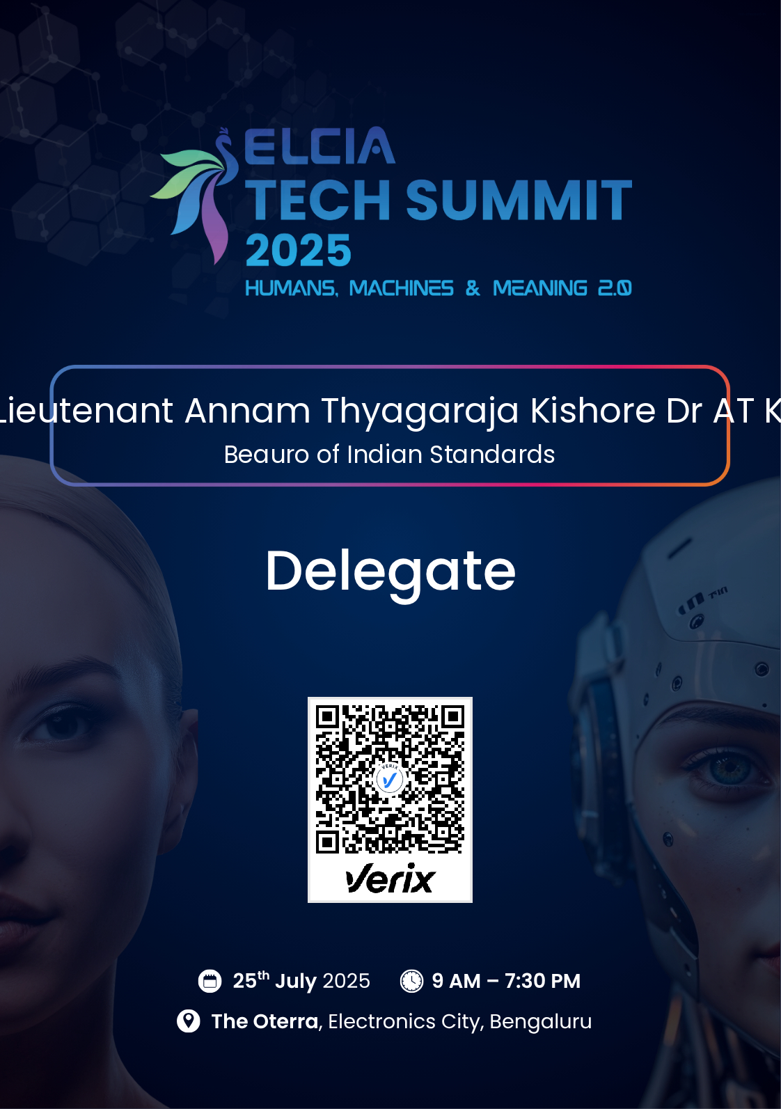 ELCIA Tech Summit Attendee Badge