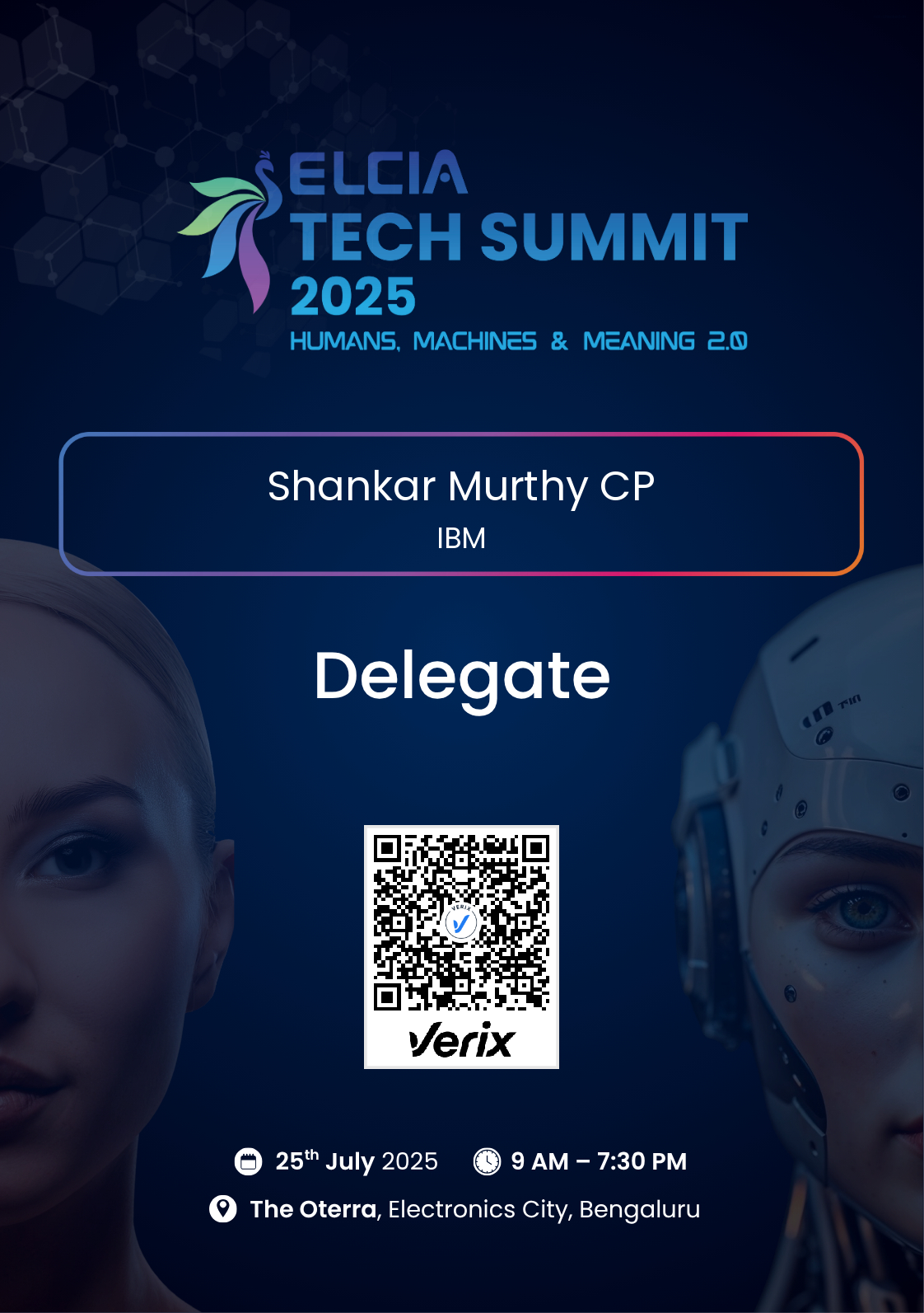 ELCIA Tech Summit Attendee Badge
