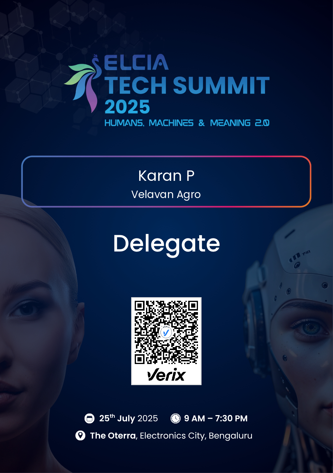 ELCIA Tech Summit Attendee Badge