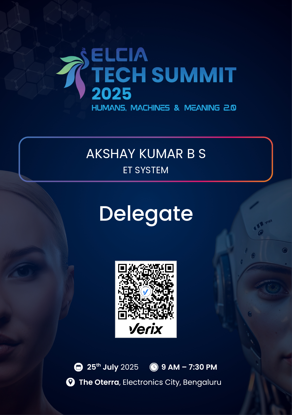ELCIA Tech Summit Attendee Badge