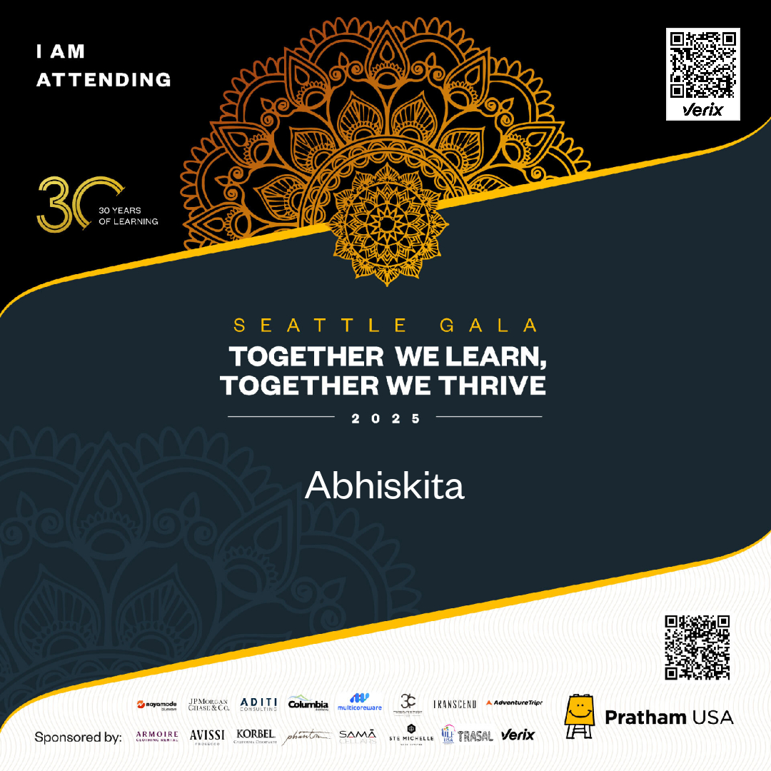 Attendee: Pratham Seattle Gala 2025