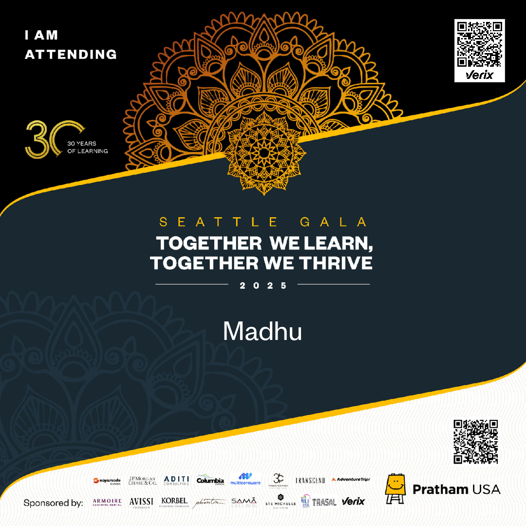 Attendee: Pratham Seattle Gala 2025