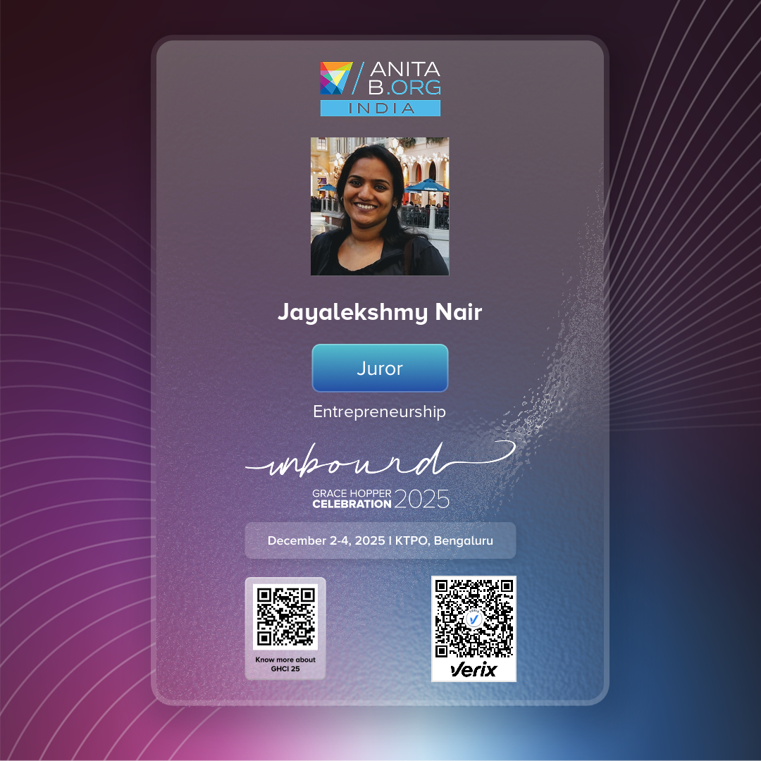 Grace Hopper Celebration India 2025 – Juror
