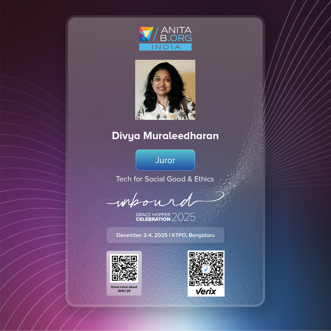 Grace Hopper Celebration India 2025 – Juror