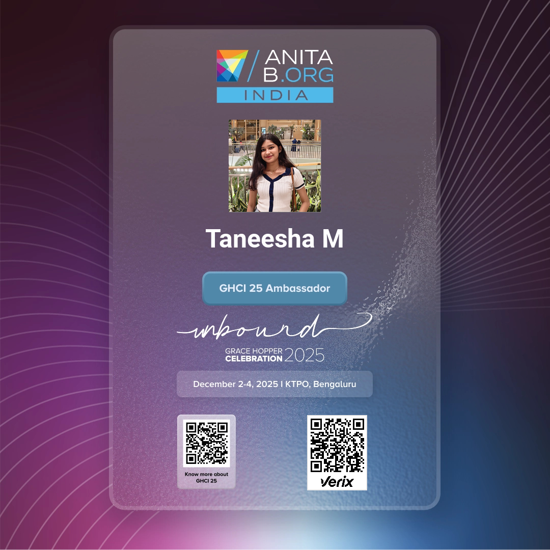 Grace Hopper Celebration India 2025 – GHCI 25 Ambassador