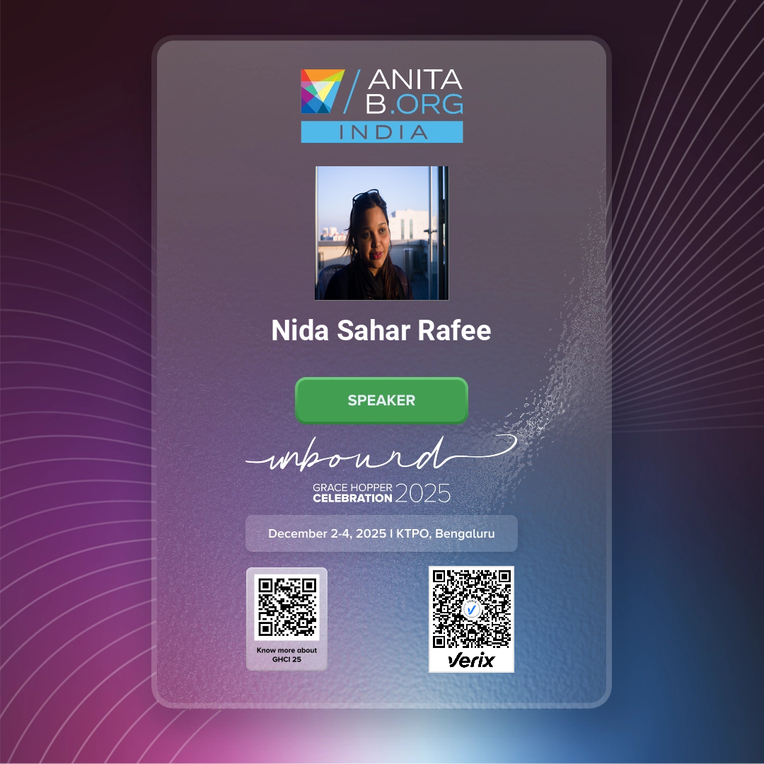 Grace Hopper Celebration India 2025 - Speaker