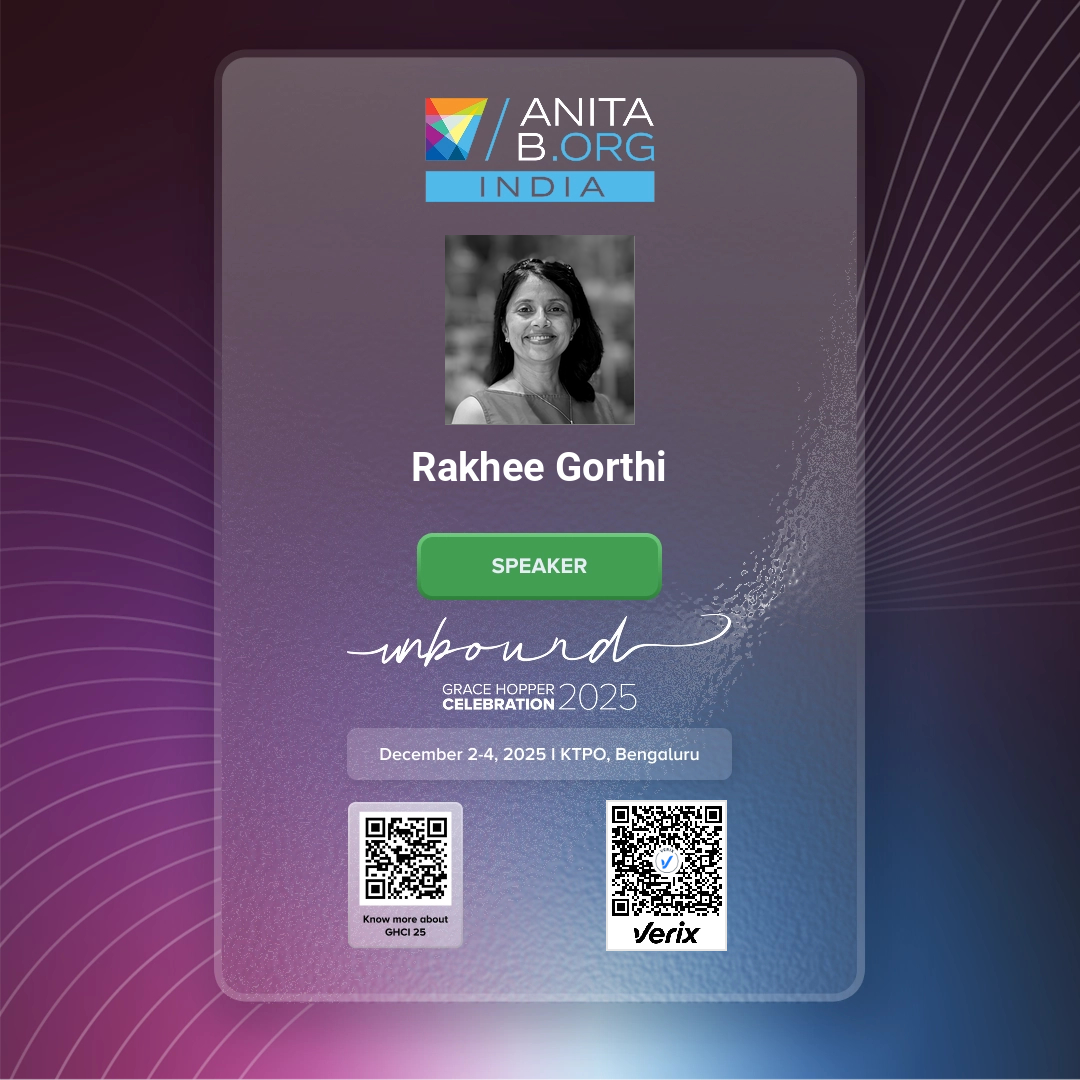 Grace Hopper Celebration India 2025 - Speaker