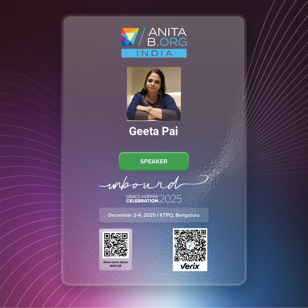 Grace Hopper Celebration India 2025 - Speaker