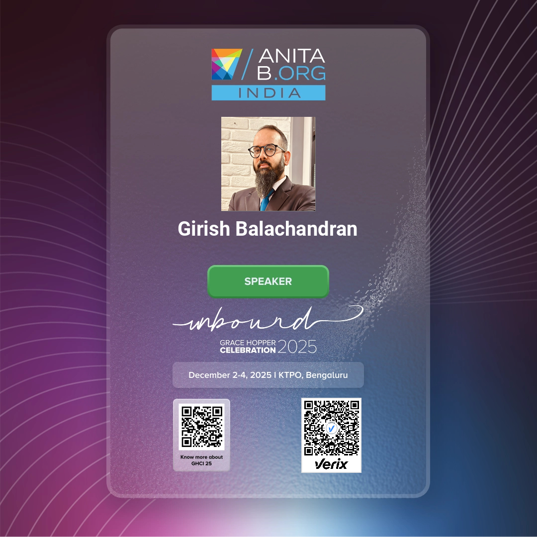 Grace Hopper Celebration India 2025 - Speaker