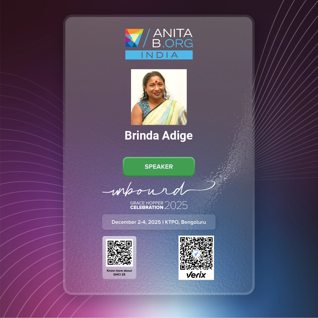 Grace Hopper Celebration India 2025 - Speaker