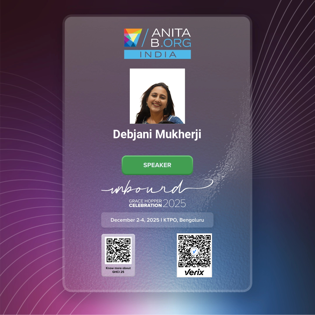 Grace Hopper Celebration India 2025 - Speaker