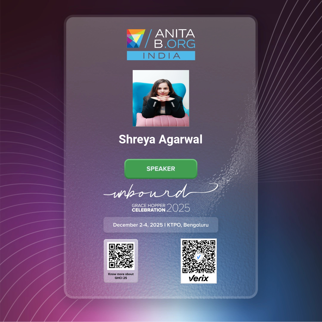 Grace Hopper Celebration India 2025 - Speaker