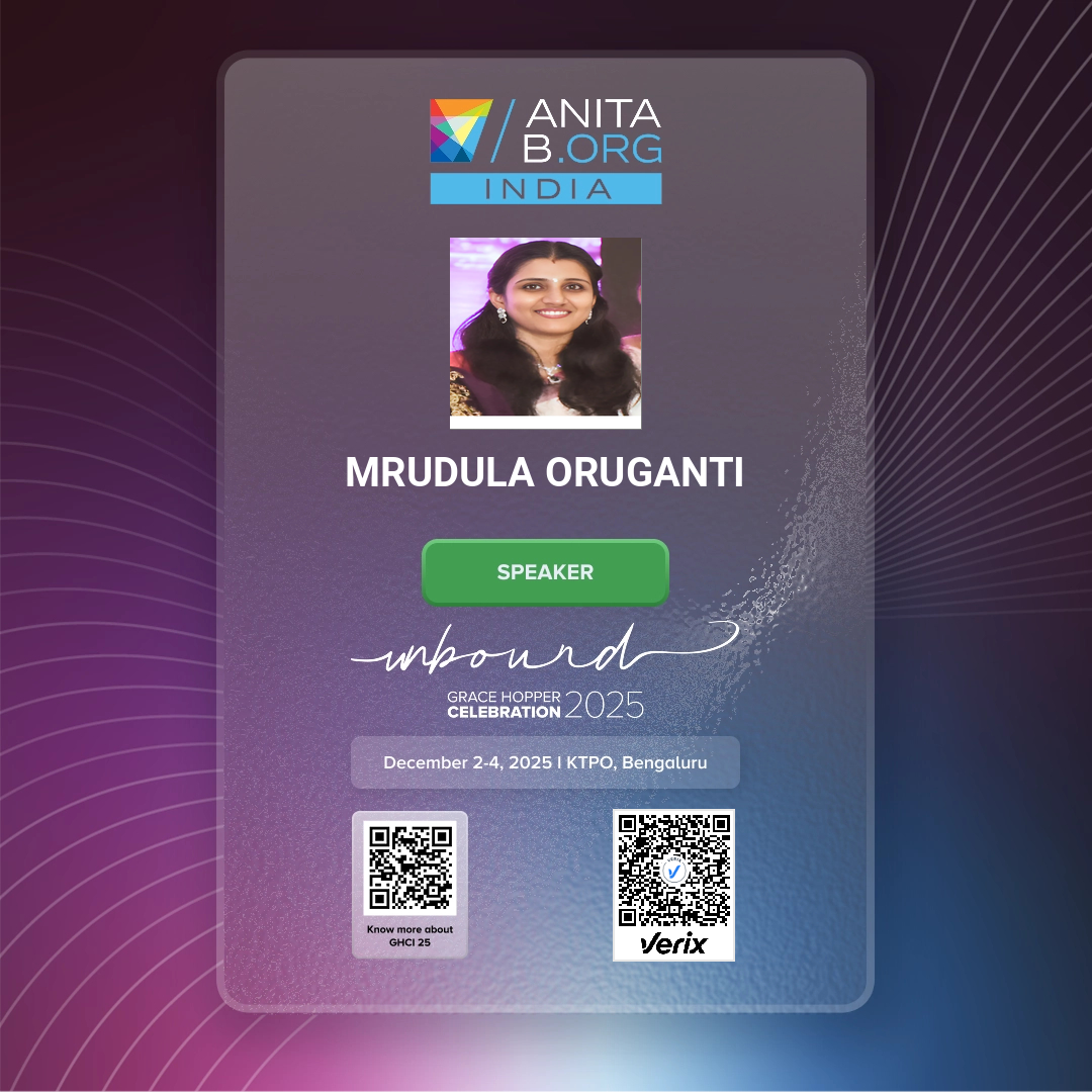 Grace Hopper Celebration India 2025 - Speaker