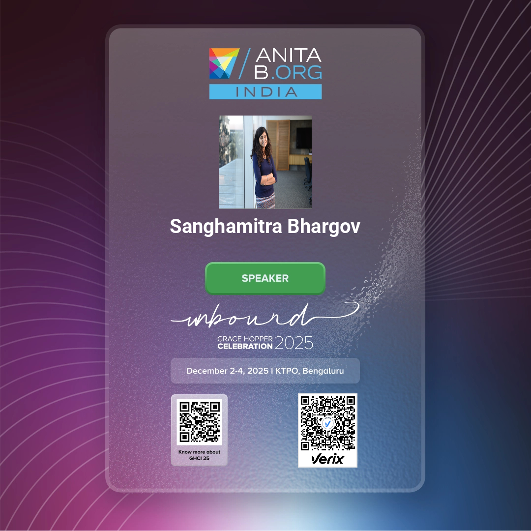 Grace Hopper Celebration India 2025 - Speaker
