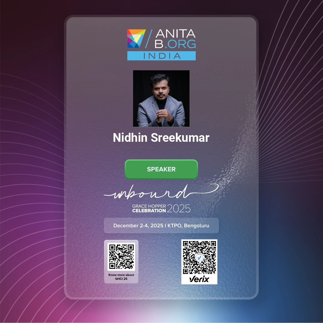 Grace Hopper Celebration India 2025 - Speaker