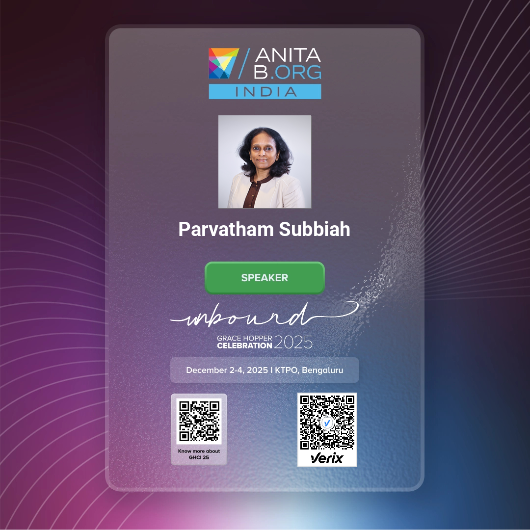 Grace Hopper Celebration India 2025 - Speaker
