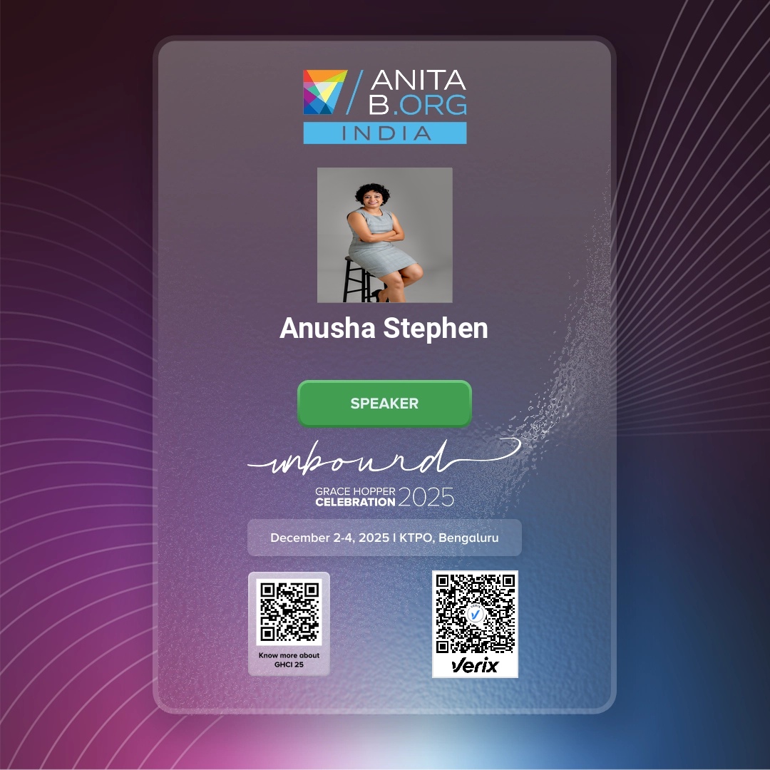 Grace Hopper Celebration India 2025 - Speaker