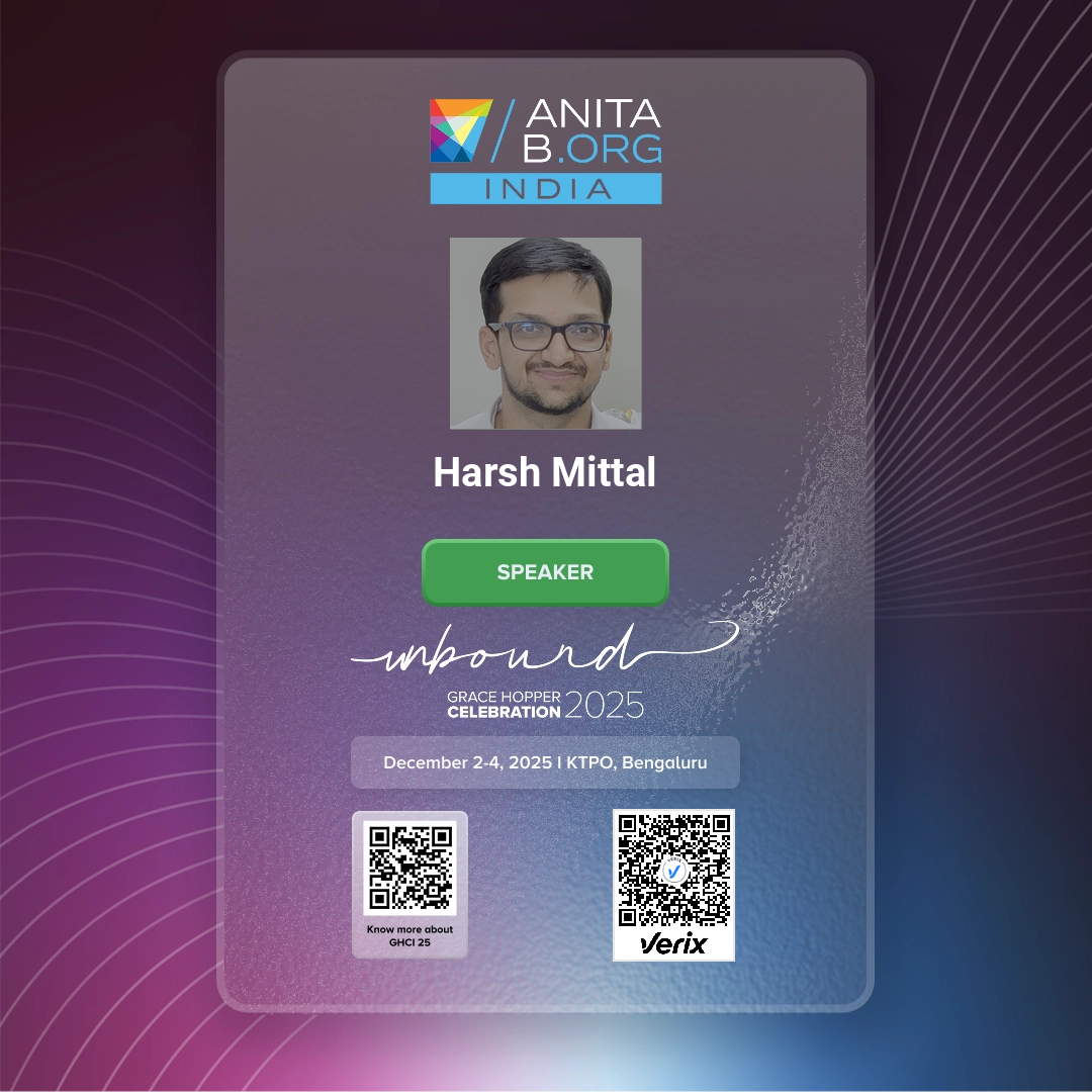Grace Hopper Celebration India 2025 - Speaker