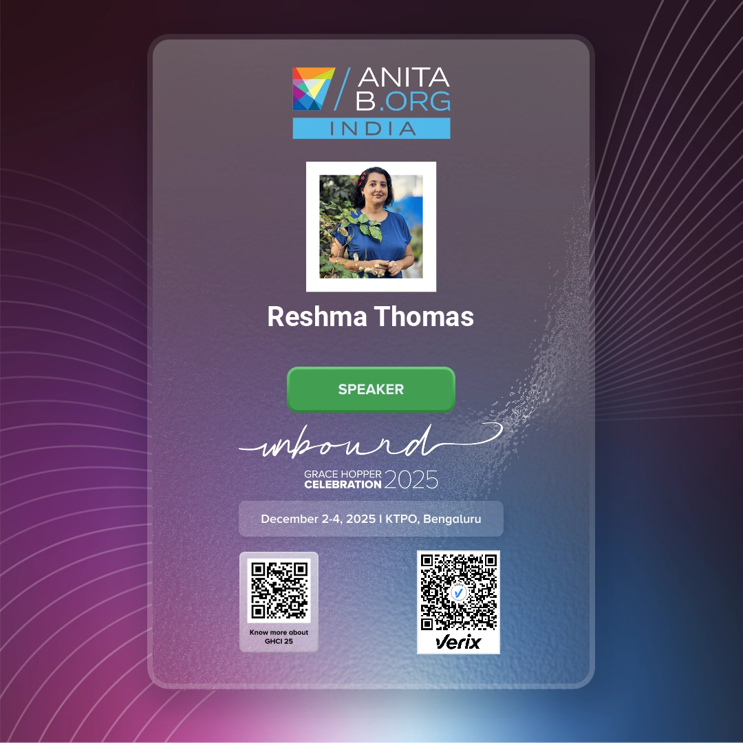 Grace Hopper Celebration India 2025 - Speaker
