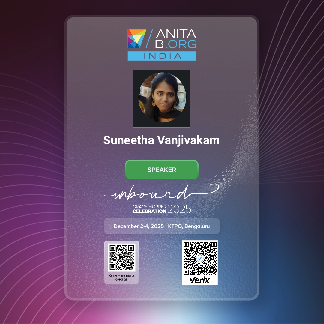 Grace Hopper Celebration India 2025 - Speaker