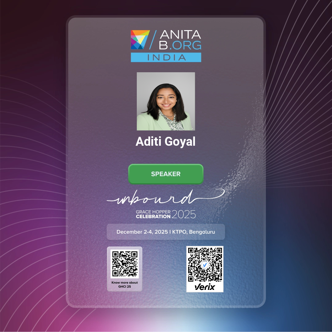 Grace Hopper Celebration India 2025 - Speaker