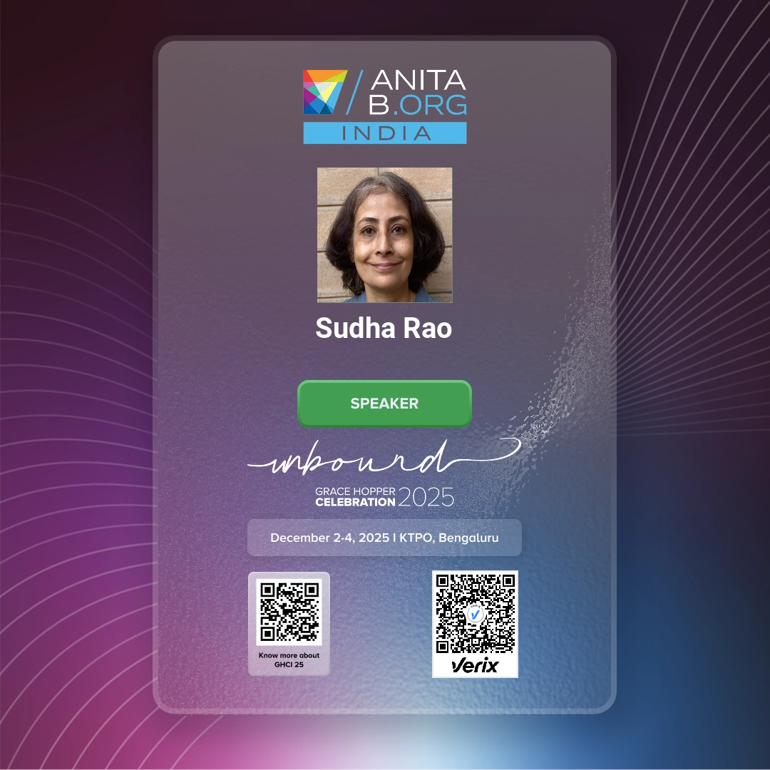 Grace Hopper Celebration India 2025 - Speaker