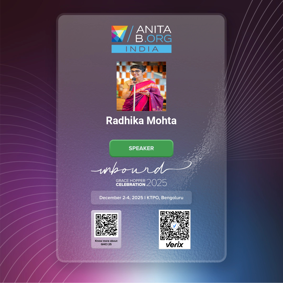 Grace Hopper Celebration India 2025 - Speaker