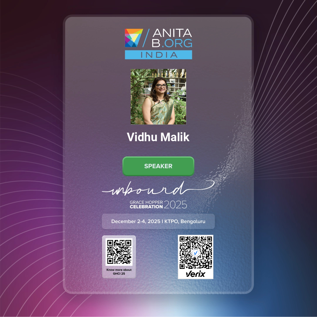 Grace Hopper Celebration India 2025 - Speaker