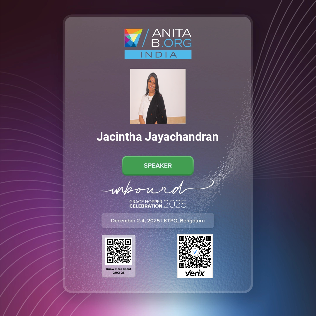 Grace Hopper Celebration India 2025 - Speaker