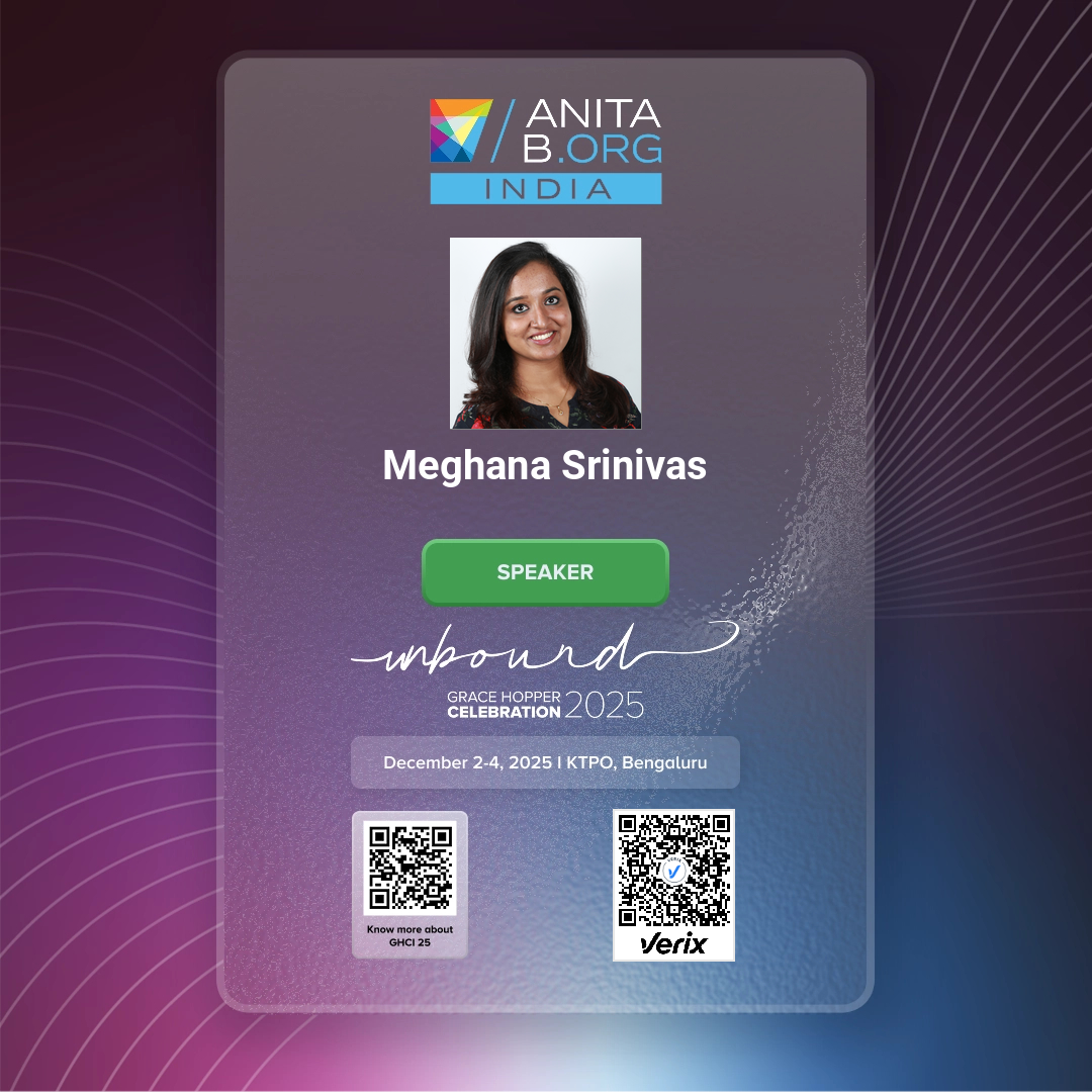 Grace Hopper Celebration India 2025 - Speaker
